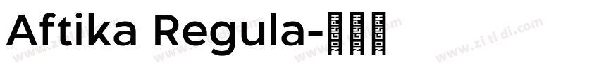 Aftika Regula字体转换